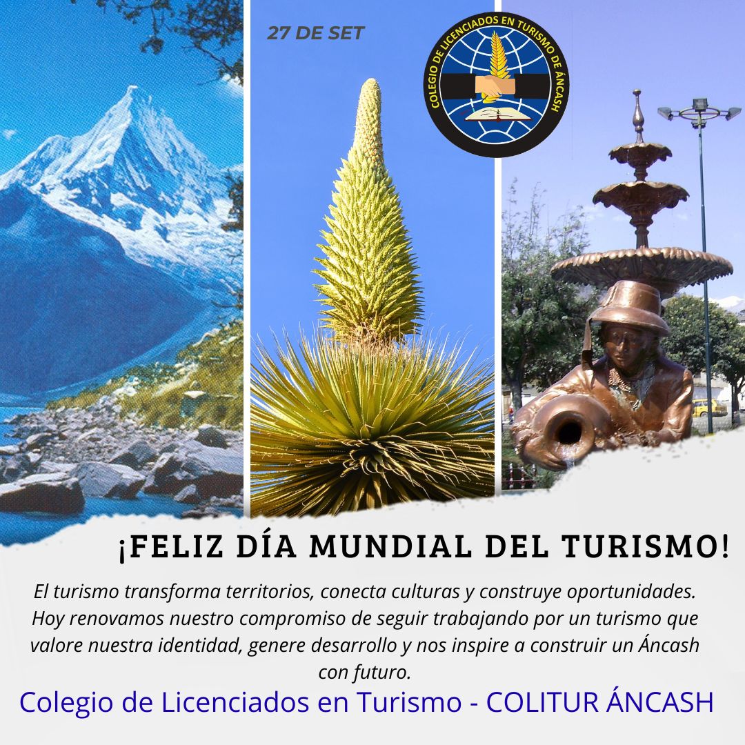 27 DE SETIEMBRE | DÍA MUNDIAL DEL TURISMO