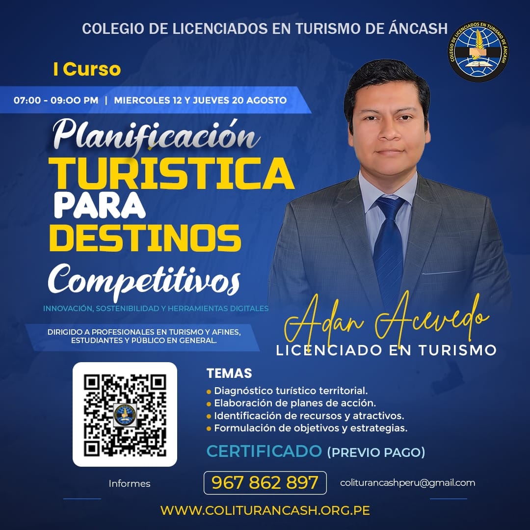Curso 1: "Planificación Turística para Destinos Competitivos"
